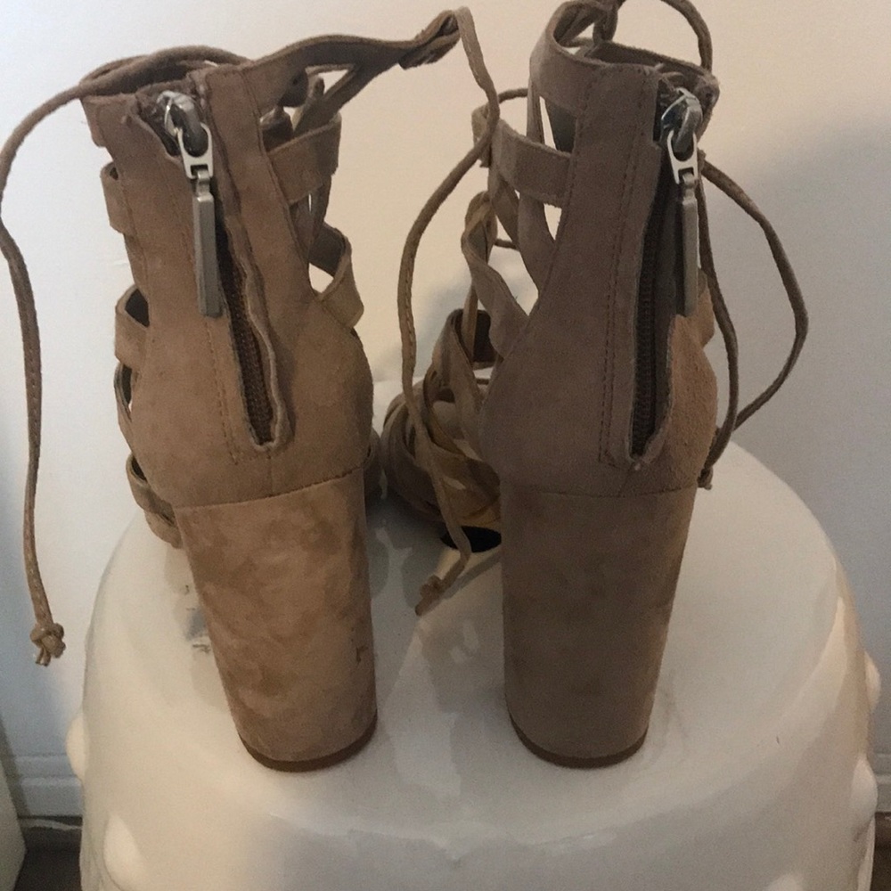 dolce vita suede heel sandals - Picture 4 of 4